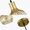 Modern Gold Pendant Light Hanging Ceiling Fixture Kitchen Island Metal Cage Lamp